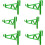 Beekeeping Frame Holder Tool - 6Pcs Green Hive Stand Bracket Rack for Beekeeping Frame Grip and Storage 5