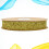 1roll Geschenkverpackungsband Geschenkband Golden 7