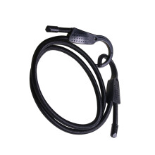 Elastische Auto Wäscheleine Band Schwarz Mit Metallhaken Robust