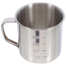 Becher Tasse Trinkgläser Edelstahl Silber