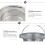 Kitchen Sink Stainless Steel Drain Strainer Silver Durable Filter 9