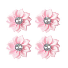 20Stk Gemischte Farbige DIY Stoffblumen Für Haar- Und Kleidungszubehör