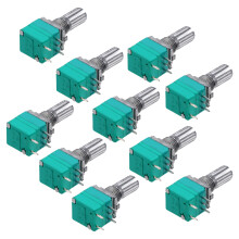 10Stk 5K Audio Metallfilm Potentiometer Single Turn Grüner Drehregler