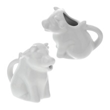 2Stk Animal Shape Keramik Milchkännchen Weiß Für Küche & Restaurant
