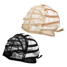 2Stk Hochwertige Lace Wig Caps Mesh Netze Verstellbar Für Perücken