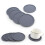 8Pcs Non-Slip Silicone Cup Coasters Dark Grey for Drinks Home Placemat 2