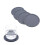 8Pcs Non-Slip Silicone Cup Coasters Dark Grey for Drinks Home Placemat 3