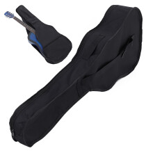 38-Inch Waterproof Soft Guitar Case Bag With Strap (Black)