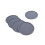8Pcs Non-Slip Silicone Cup Coasters Dark Grey for Drinks Home Placemat 9