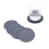 8Pcs Non-Slip Silicone Cup Coasters Dark Grey for Drinks Home Placemat 4