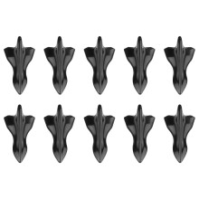 10Stk Universelle Haifischflosse Auto Dachfin ABS Material Schwarz