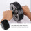 Exercise Roller Wheel Für Bauch- Und Core-Training, Leise, Grau 11