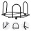 4Stk Robuster Eisen Untersetzerhalter Tisch Organizer Schwarz 8