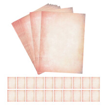 60 Stück Vintage Briefpapier Vintage Dekorpapier