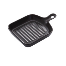 Quadratische Grillplatte Aus Hochwertiger Keramik Für Die Küche