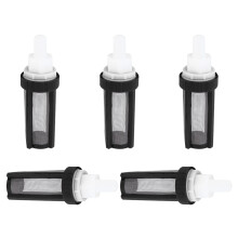 5Stk Wasserfilter Für Micro Pumpe Edelstahlfiltersieb Schwarz