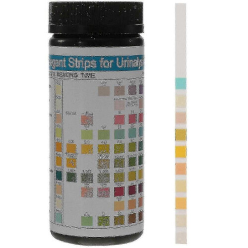 100 Pcs Urine Ph Test Strips Urinalysis Testing Strips Urine Protein Test Strips 12-29 2