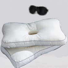 Piercing Pillow for Side Sleepers, Ear Pillows with Ear Hole,for Ear Pressure Relief, Cnh Pain, Ear Protection Ear Guard Pillow 15.7x27.5in