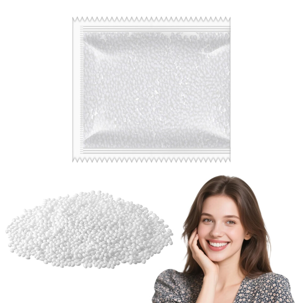 50g Temporary Tooth Repair Beads, Thermal Adhesive Fitting Beads for Dental Filling, Tooth Repair Kit for Broken and Chipped Teeth