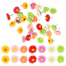 60Stk Kleine Mehrzweck Pinnnadeln Daisydesign Fürs Büro Und DIY