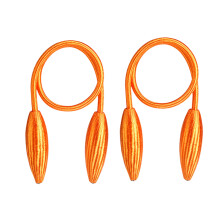 2Stk Orange Magnetische Vorhanghalter Modernes Magnetverschluss-Set