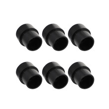 6Stk Latex Anti-Rutsch Füßeschoner Für Möbel Und Trampolin, Schwarz