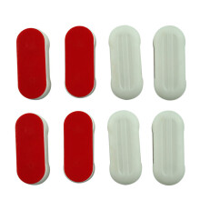 8Stk Universal Toilettensitz Puffer Set Weiß Aus ABS Plastik Und Tpe
