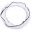 Weißer Ring Flash Diffusor Nylon Hochlichtdurchlässig Faltbar 3