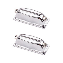 2Stk Robuste Metall Drum Connector Haken Für Snare Und Bassdrum Silber