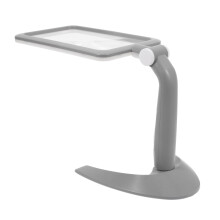 48 Lupe Vergrößerungsglas Tragbares Lesenlicht Abs Grey