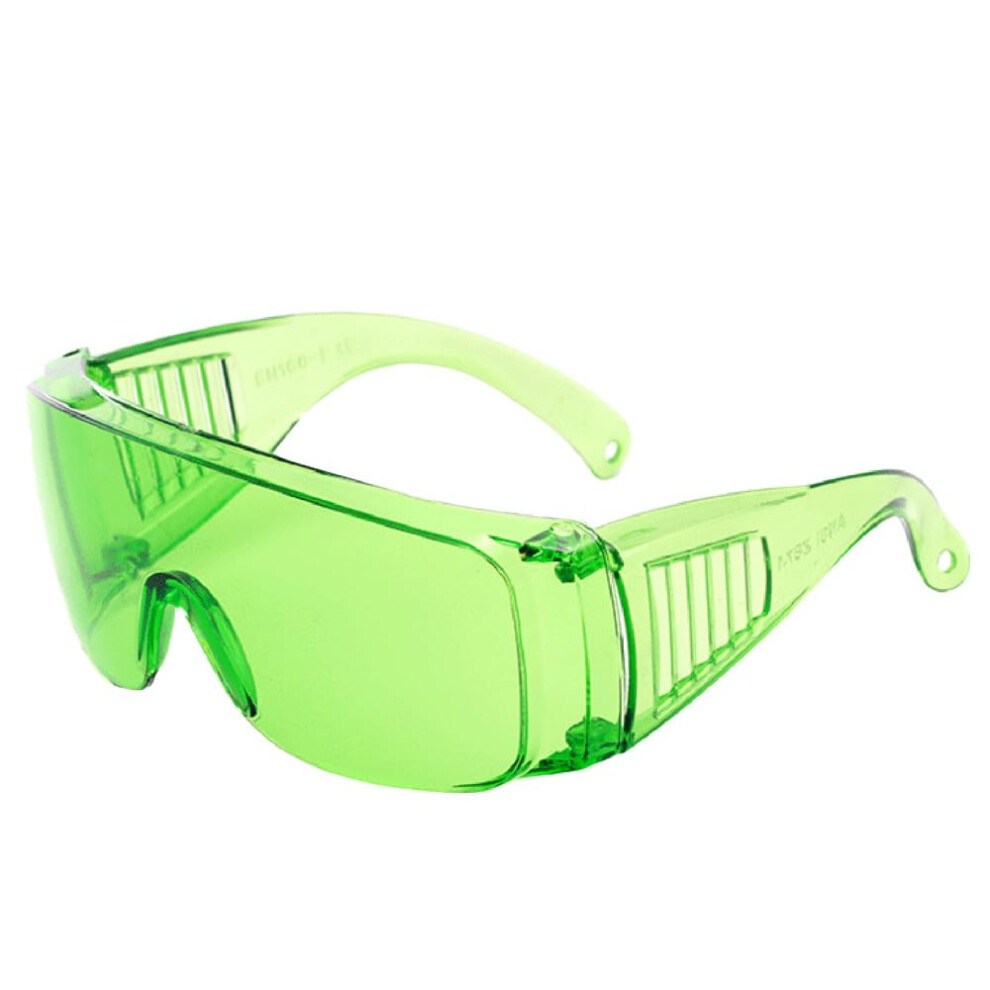 Industrial Dust Protective Goggles Anti-Scratch Windproof Riding Goggles Transparent Green For Work And Outdoor Use 9016109828729