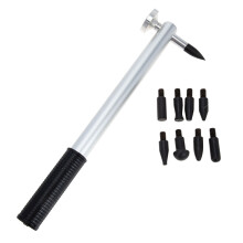 1Set Karosseriehammer Aluminium Auto Reparatur Werkzeug Schwarz