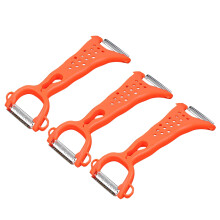 3Stk Peeler Multifunktional Schokoladenfarben Für Obst Gemüse Schälen