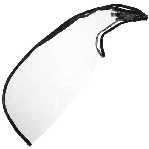 Elastischer PU Haarpflege Cape Transparent Haarstyling Schürze
