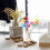24Stk Aromastäbchen Mit Künstlichen Blüten, Bunte Home Diffuser Deko 8