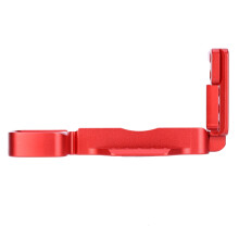 Roter mattschwarzer Aluminium-Schnellverschluss-L-Bügel für SONY A6000 ILCE-6000