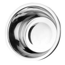 1Stk Edelstahl Rührschüssel Silbern Multifuntional Für Küche & Backen