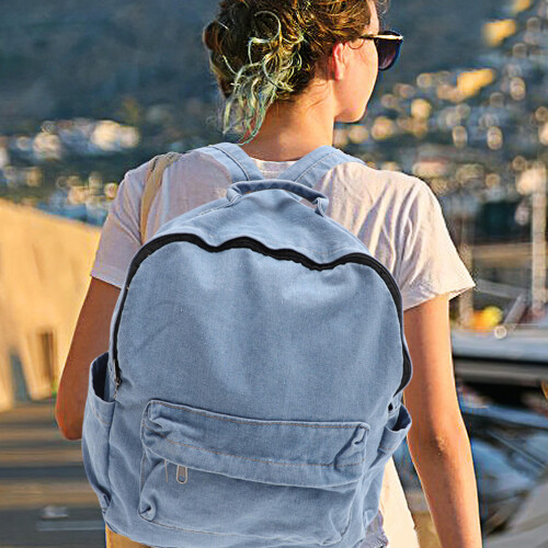 Denim-Rucksack Retro-Schultasche Denim-Tasche 1