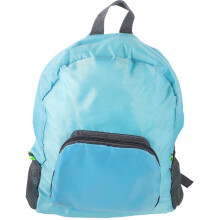 Portabler Faltbarer Nylon Rucksack Wasserabweisend Blau