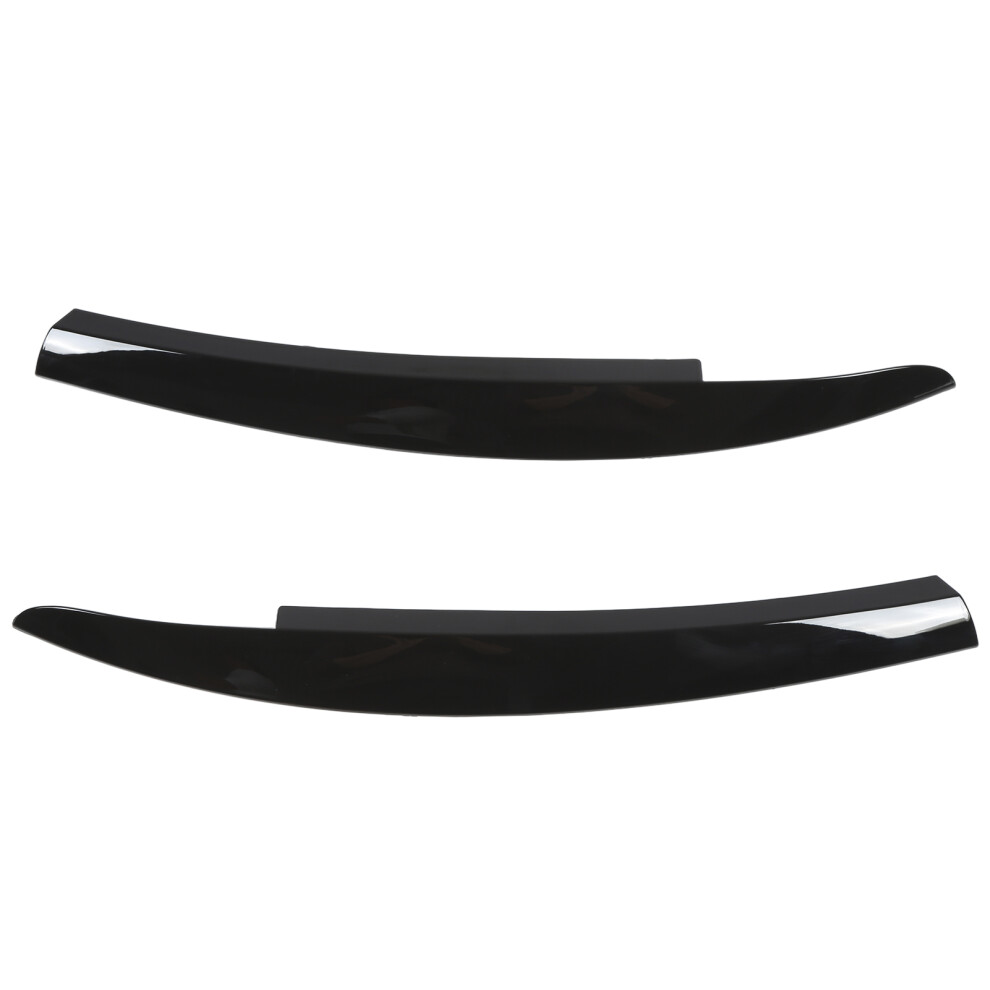 2Pcs/Set Front Headlight Eyebrow Eyelid Strips Black 8320539172873
