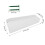 4PCS White Downspout Splash Blocks 16.3x2.0in Rain Gutter Extensions 3