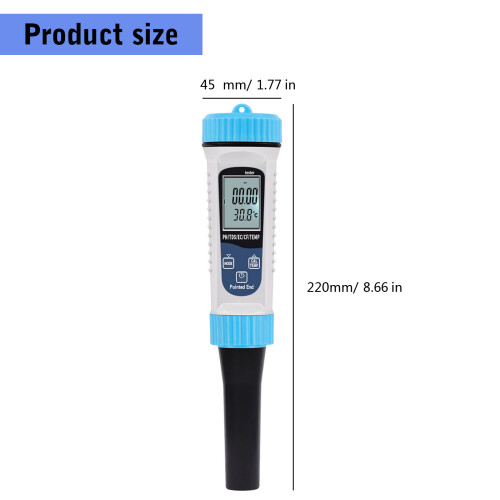5 in 1 Acidity Meter for Water,Acidity/TDS/Temp/ Meter,Tester 2