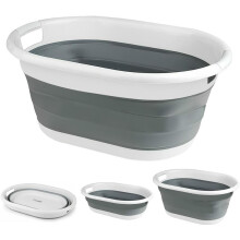 (Default) POP UP FOLDING COLLAPSIBLE LAUNDRY BASKET SPACE SAVING CLOTH WASHING BIN Organiser Plastic