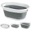 (Default) POP UP FOLDING COLLAPSIBLE LAUNDRY BASKET SPACE SAVING CLOTH WASHING BIN Organiser Plastic 1