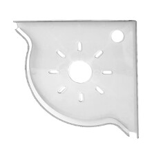 Aquarium Plant Stand - Corner Fish Rack, Triangle Storage Stand for Fish Tanks, Space Saving White Aquarium Furniture