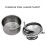 Stainless Steel Blowing Glaze Pots, Pottery Ceramic Atomizer 5
