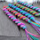 Multipurpose Lanyard String Set Colorful Plastic Lace Rolls for 5