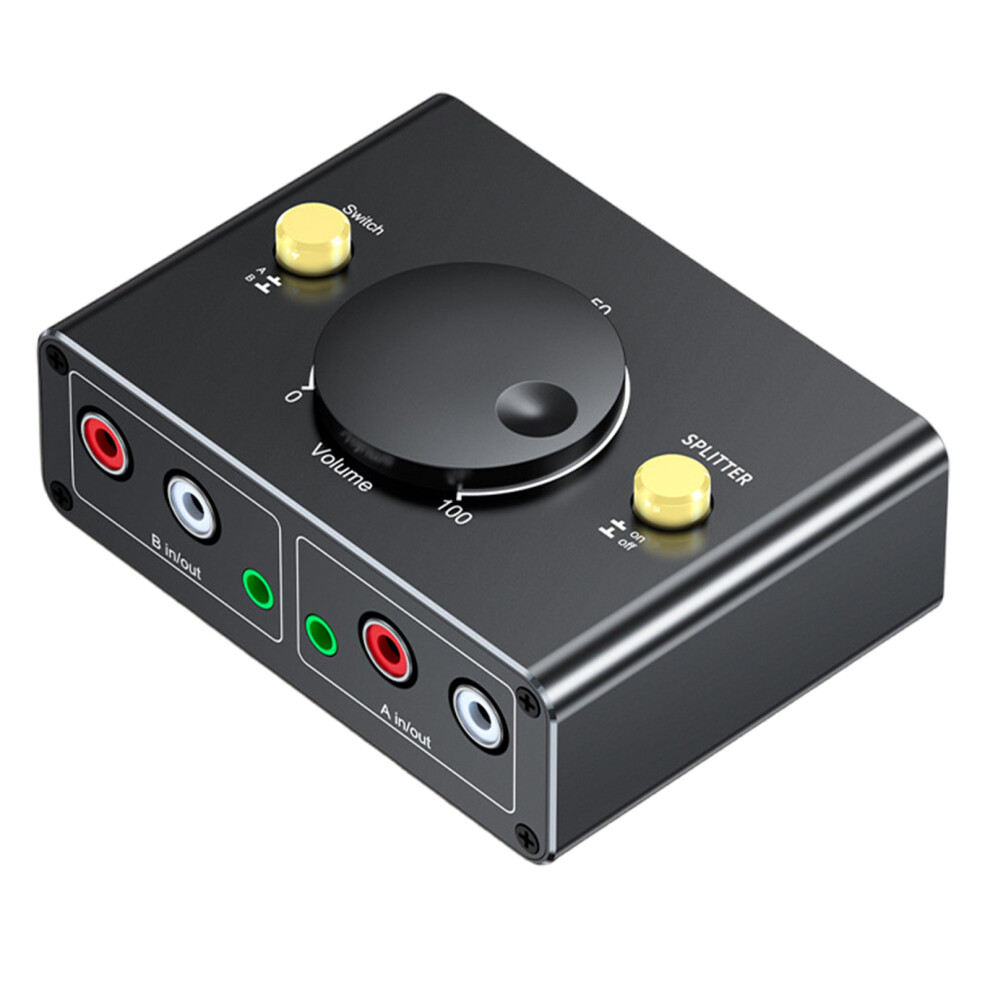 3.5Mm And 2Rca Interfaces Selectors, Easy 1 Button Sound Signal 7751000024178