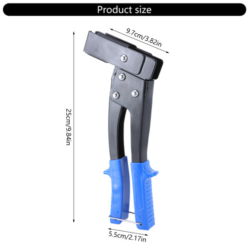 Heavy Duty Riveter Set, Professional Popping Rivet Guns with 2