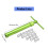 Fondant Press with 20 Tips Clay Extruder Rotary Mold Tool Set 2